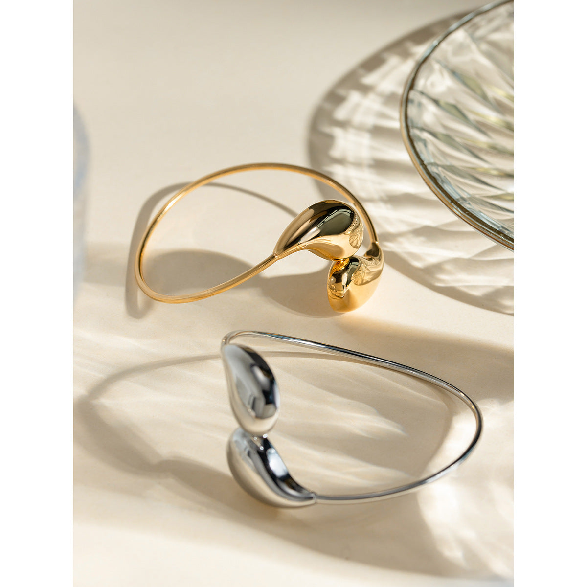 Ivory Curve Open Bangle