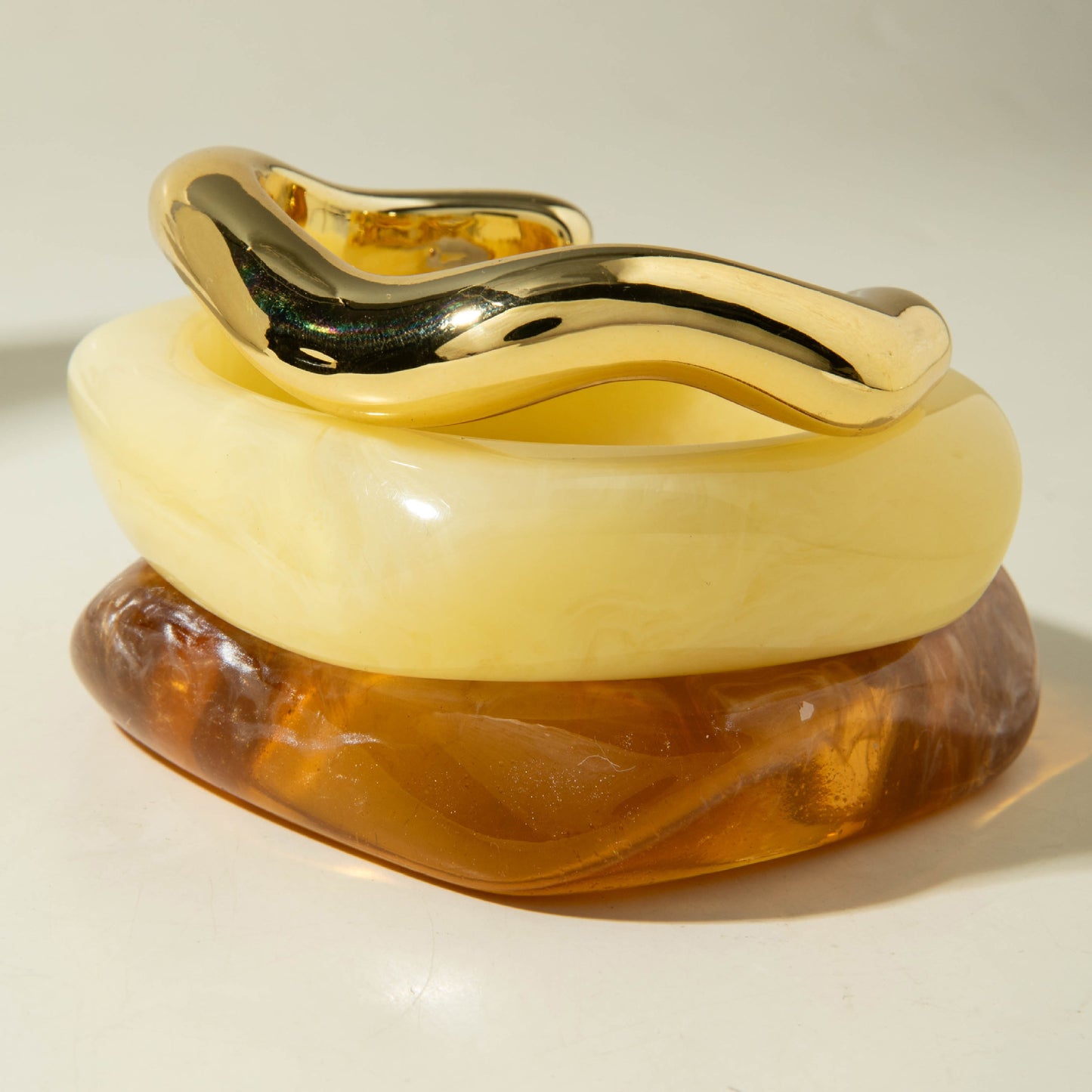 Fleur Chunky Acrylic Bangle