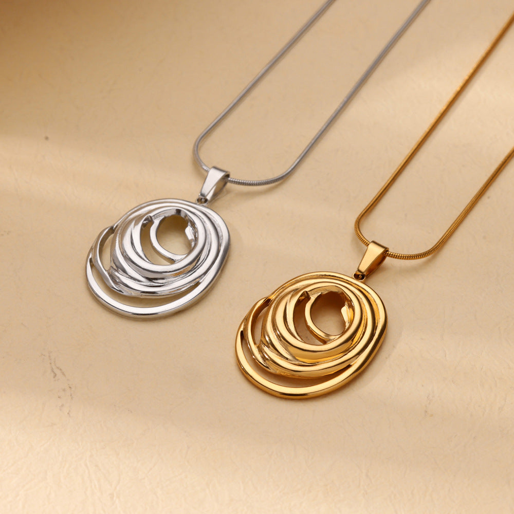 Fleur Swirl Pendant