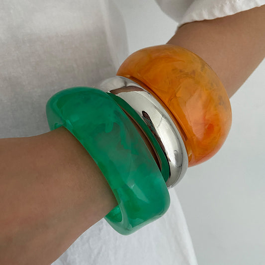 Fleur Resin Bangle