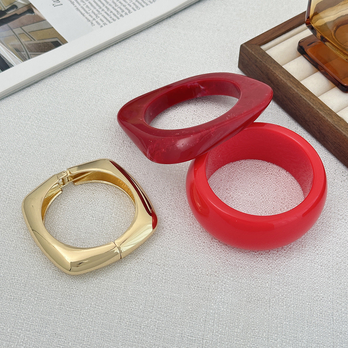 Ivory Resin Bangle