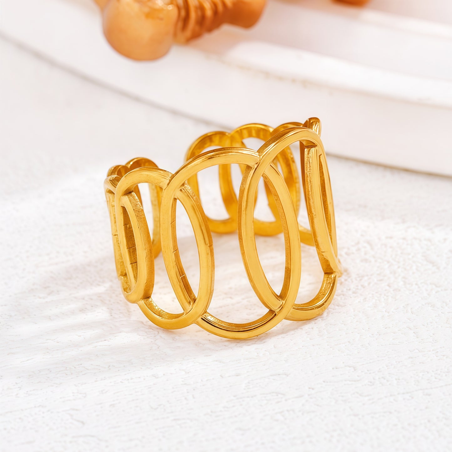 Lune Wave Ring