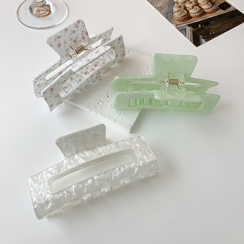 Fleur Large Square Claw Clip