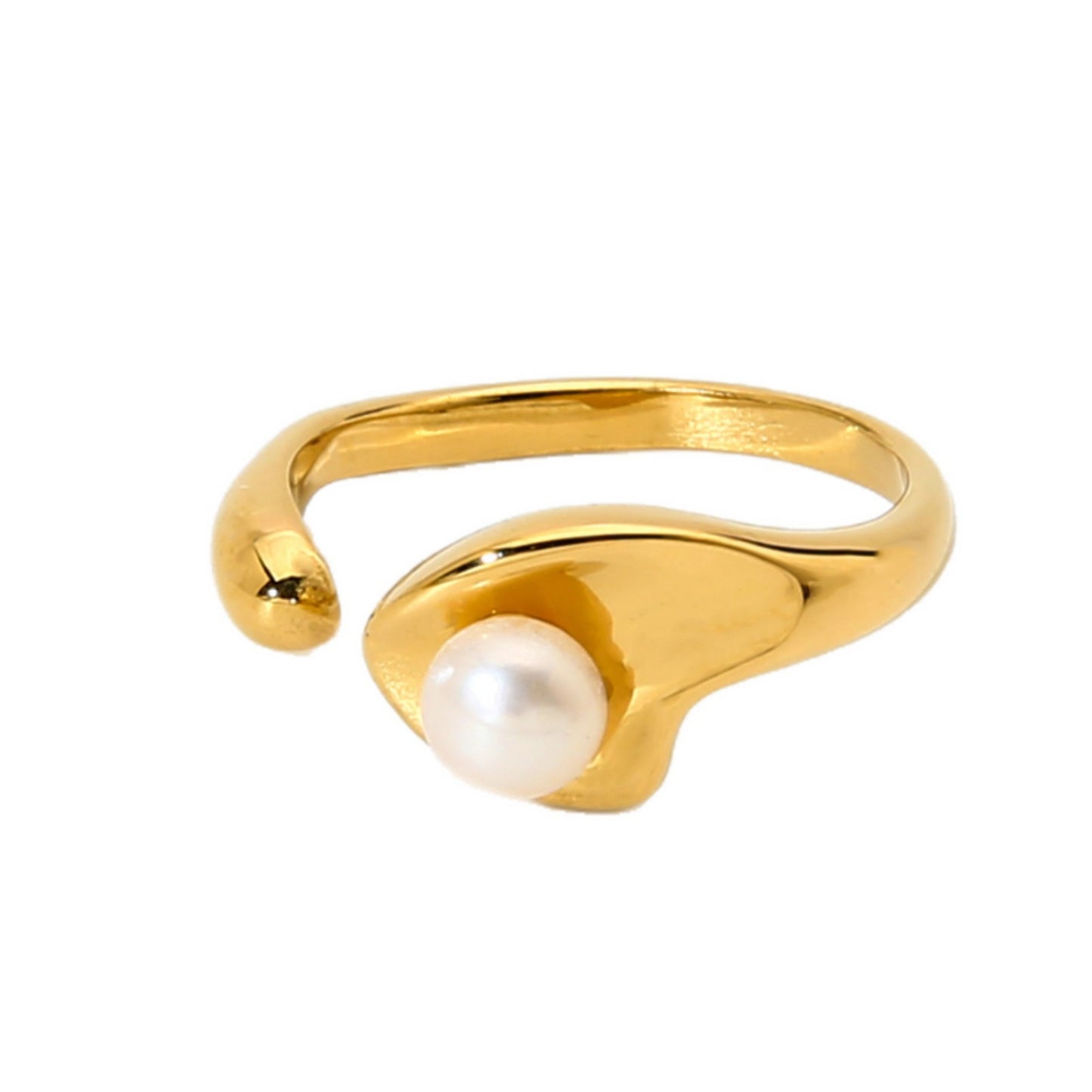 Élan Open Pearl Ring