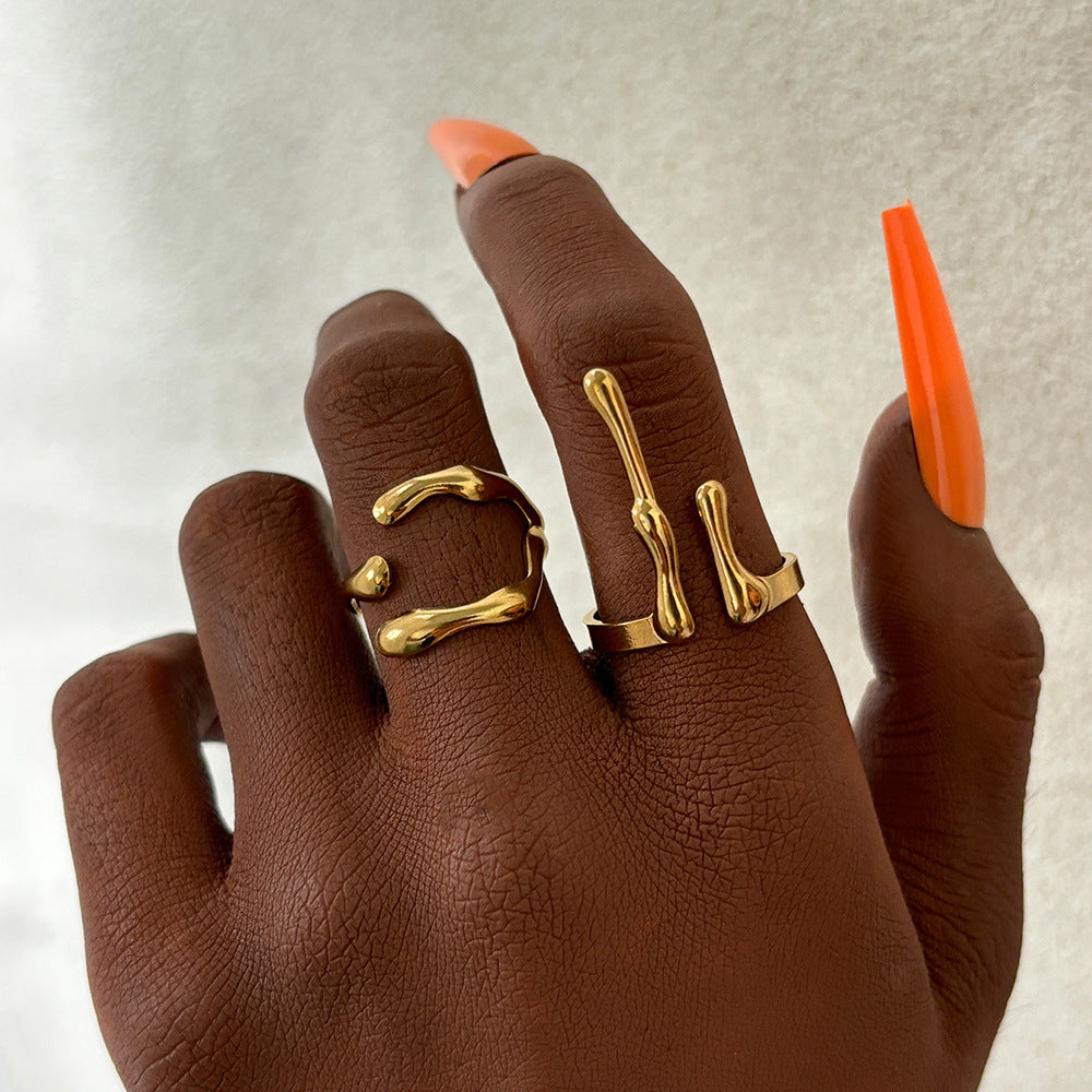 Ivory Line Ring