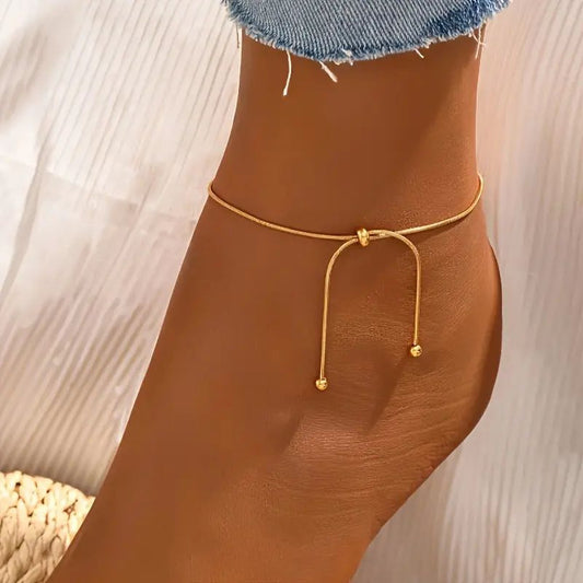 Céleste Ball Bead Anklet
