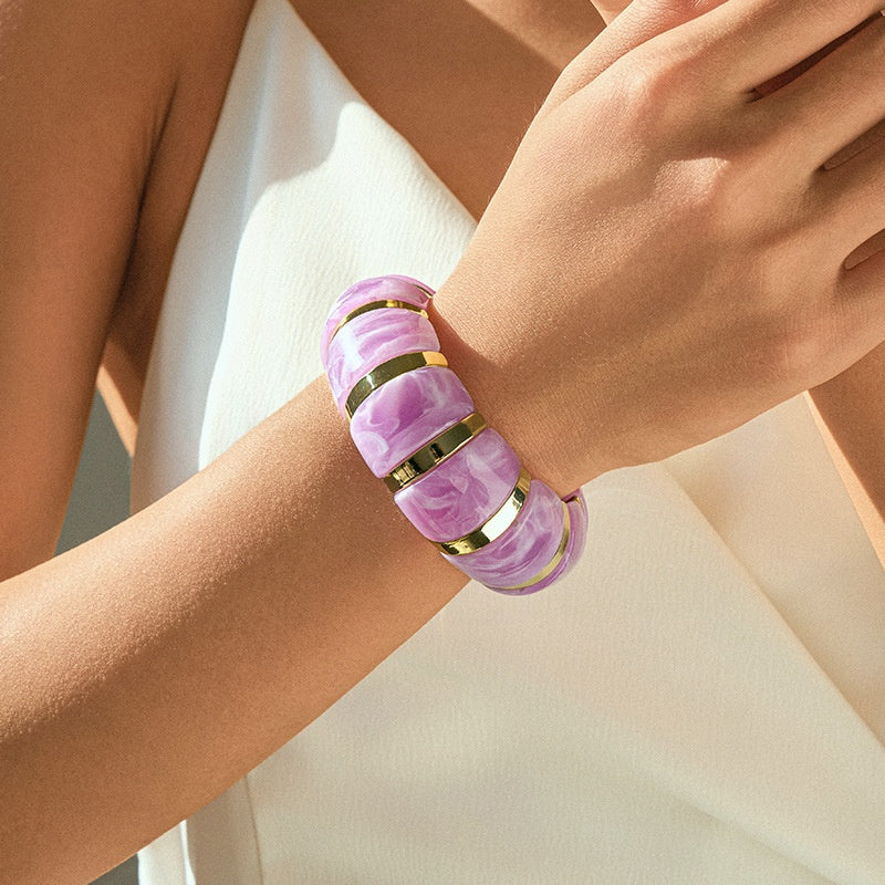 Fleur Acrylic Bangle