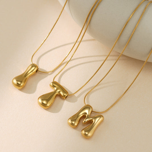 Ivory Letter Pendent