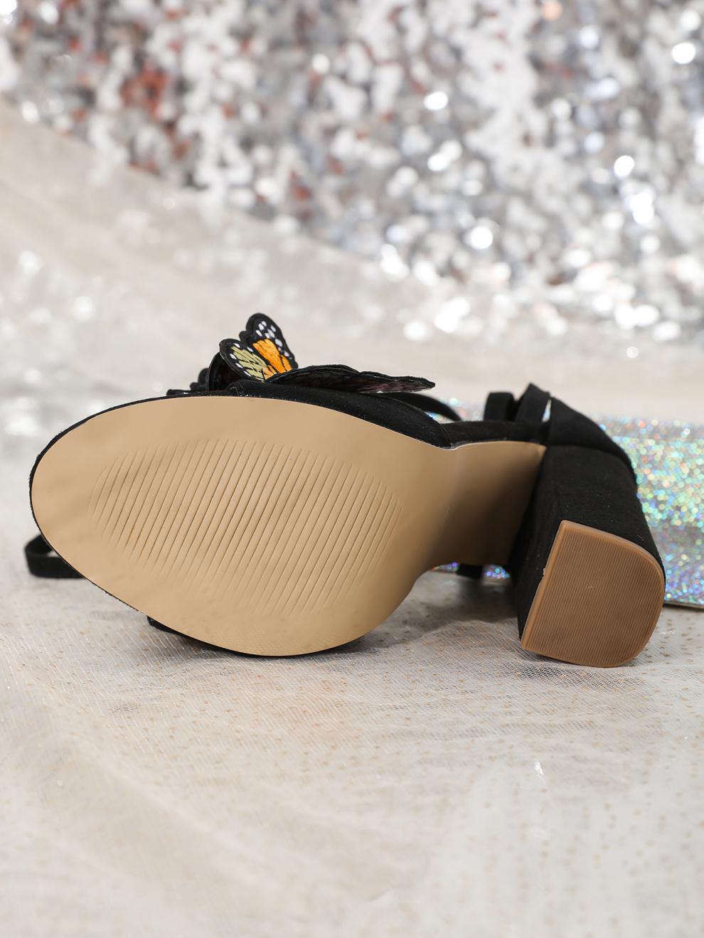 Élan Butterfly Heel Sandals