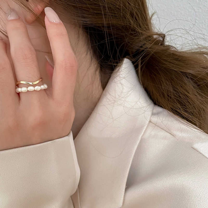 Fleur Layer Pearl Ring