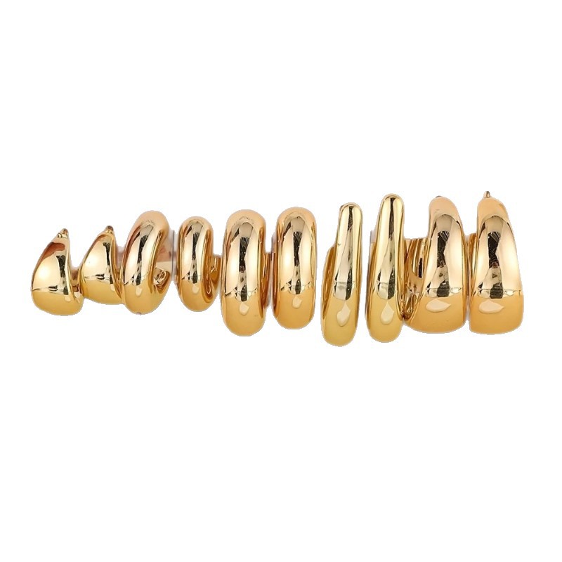 Ivory Hoop Earrings