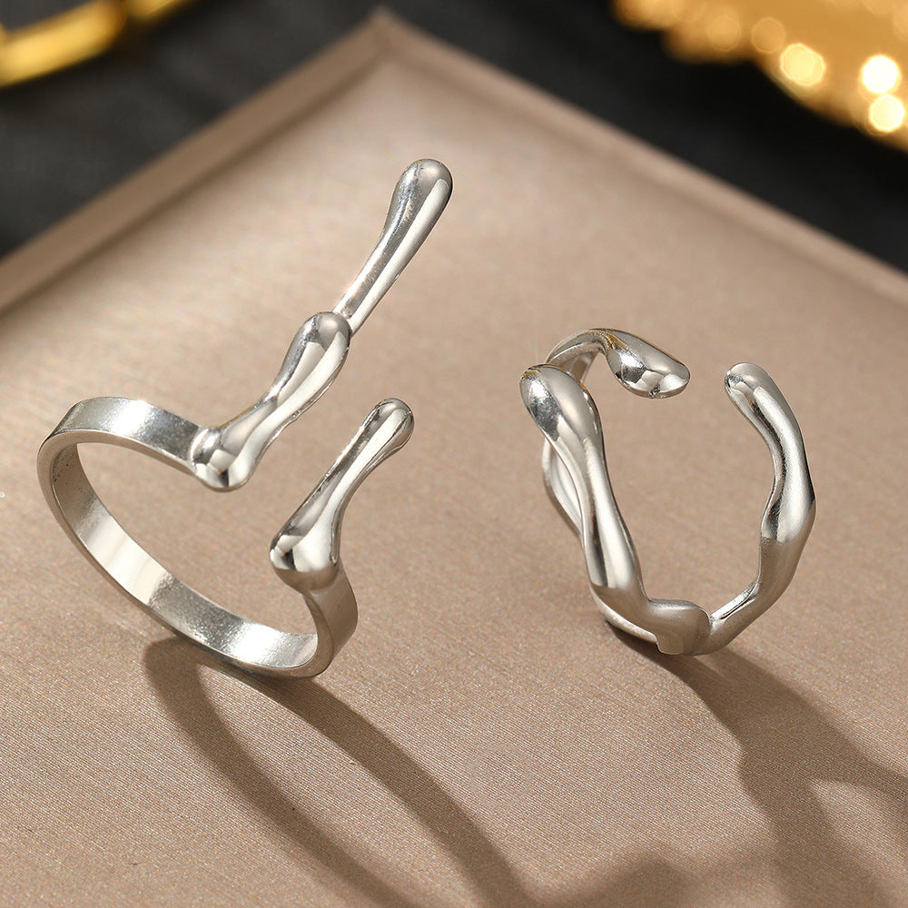 Ivory Line Ring