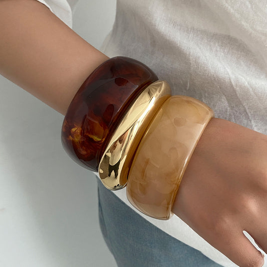 Fleur Resin Bangle
