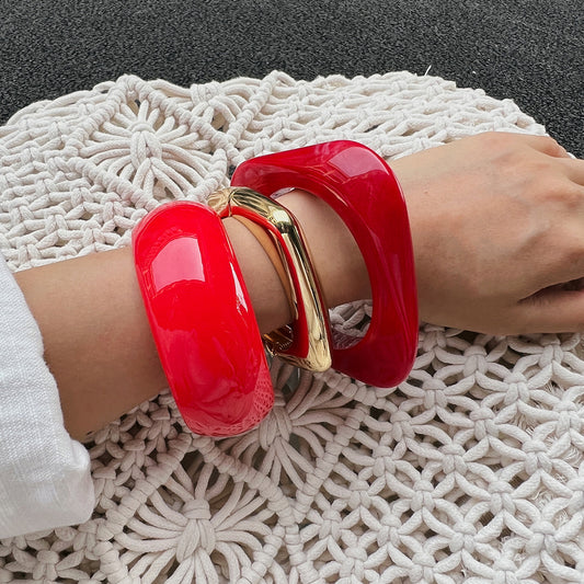 Ivory Resin Bangle