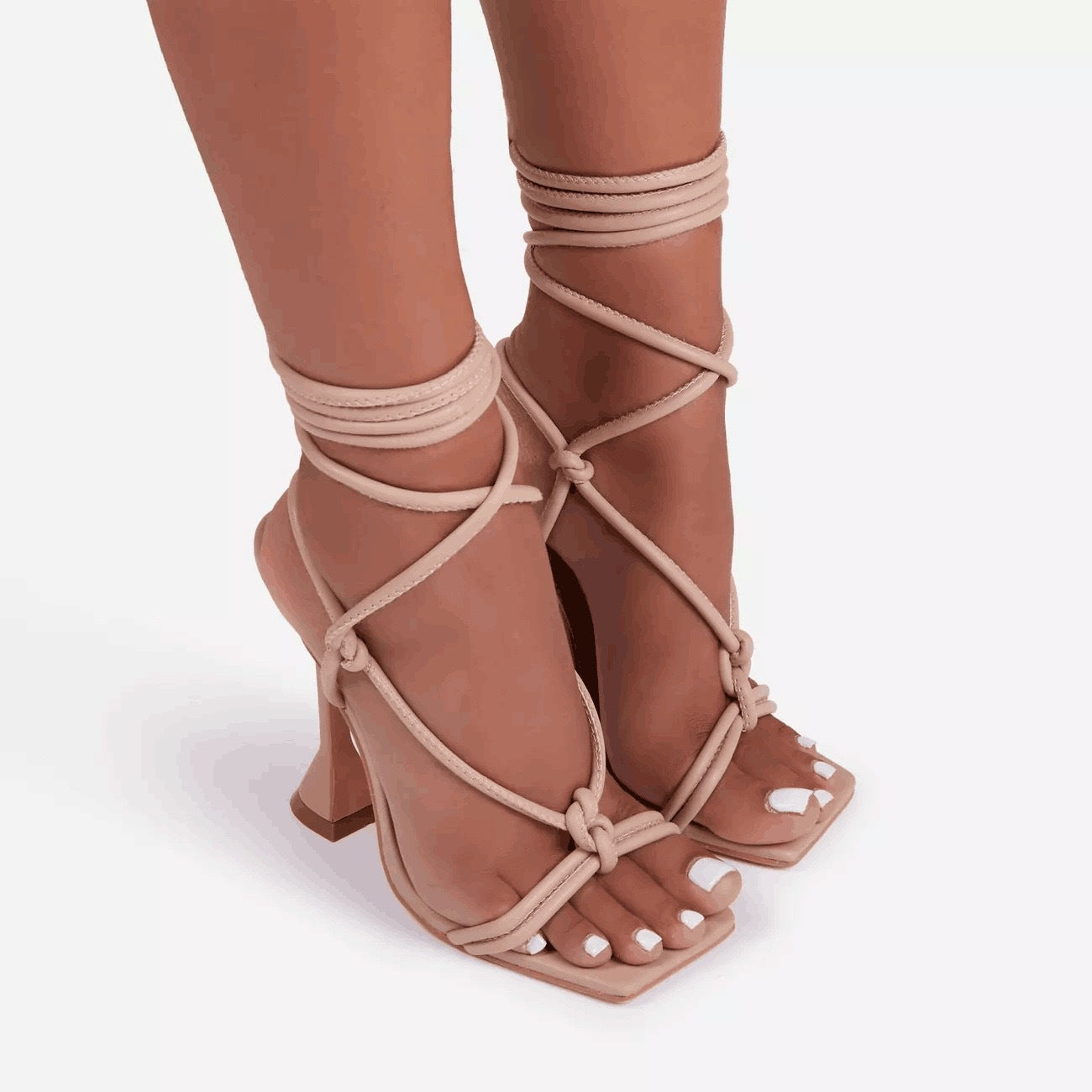 Lune Square Toe Sandals