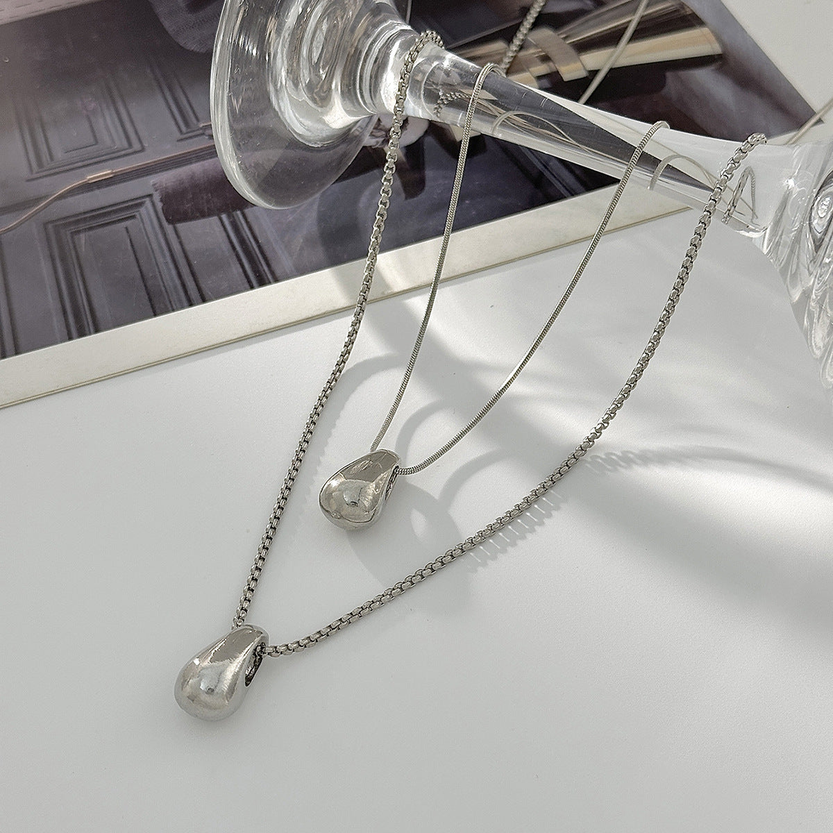 Ivory Water Drop Necklace