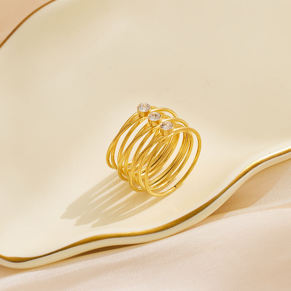 Fleur Curve Pearl Earring