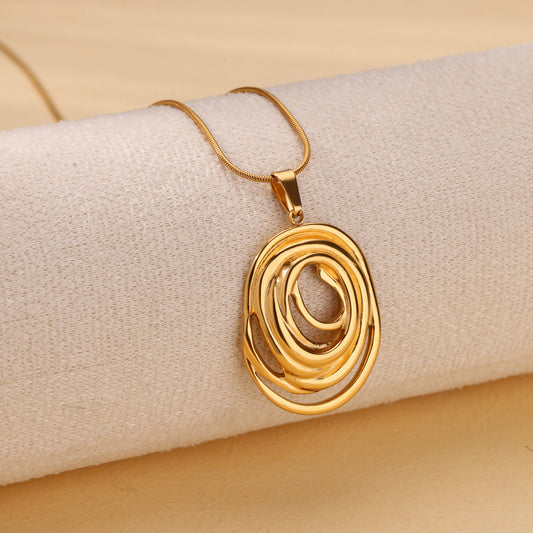Fleur Swirl Pendant