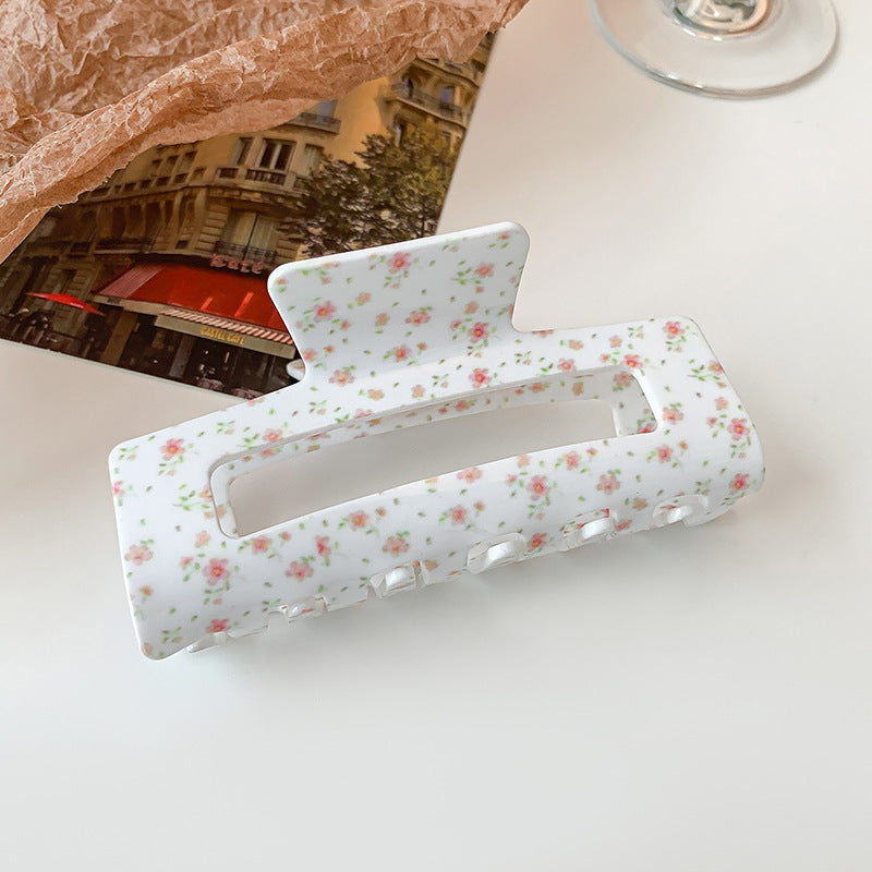 Fleur Large Square Claw Clip