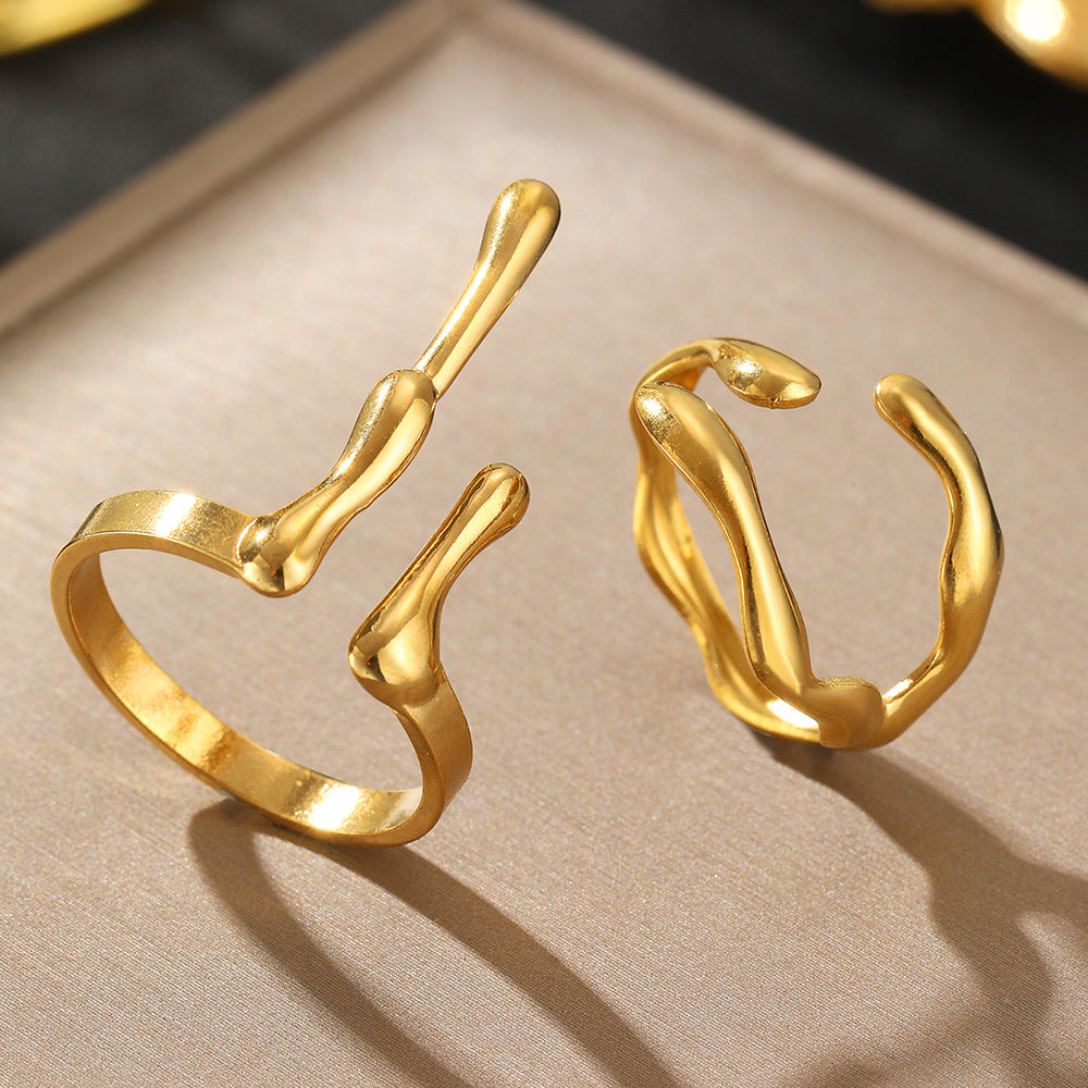 Ivory Line Ring