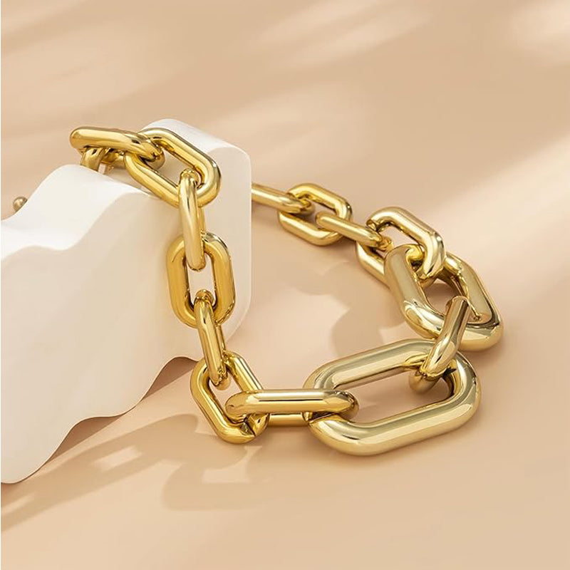 Lune Chunky Chain Necklace