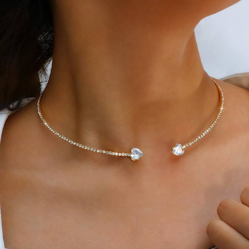 Lune Heart Choker Necklace