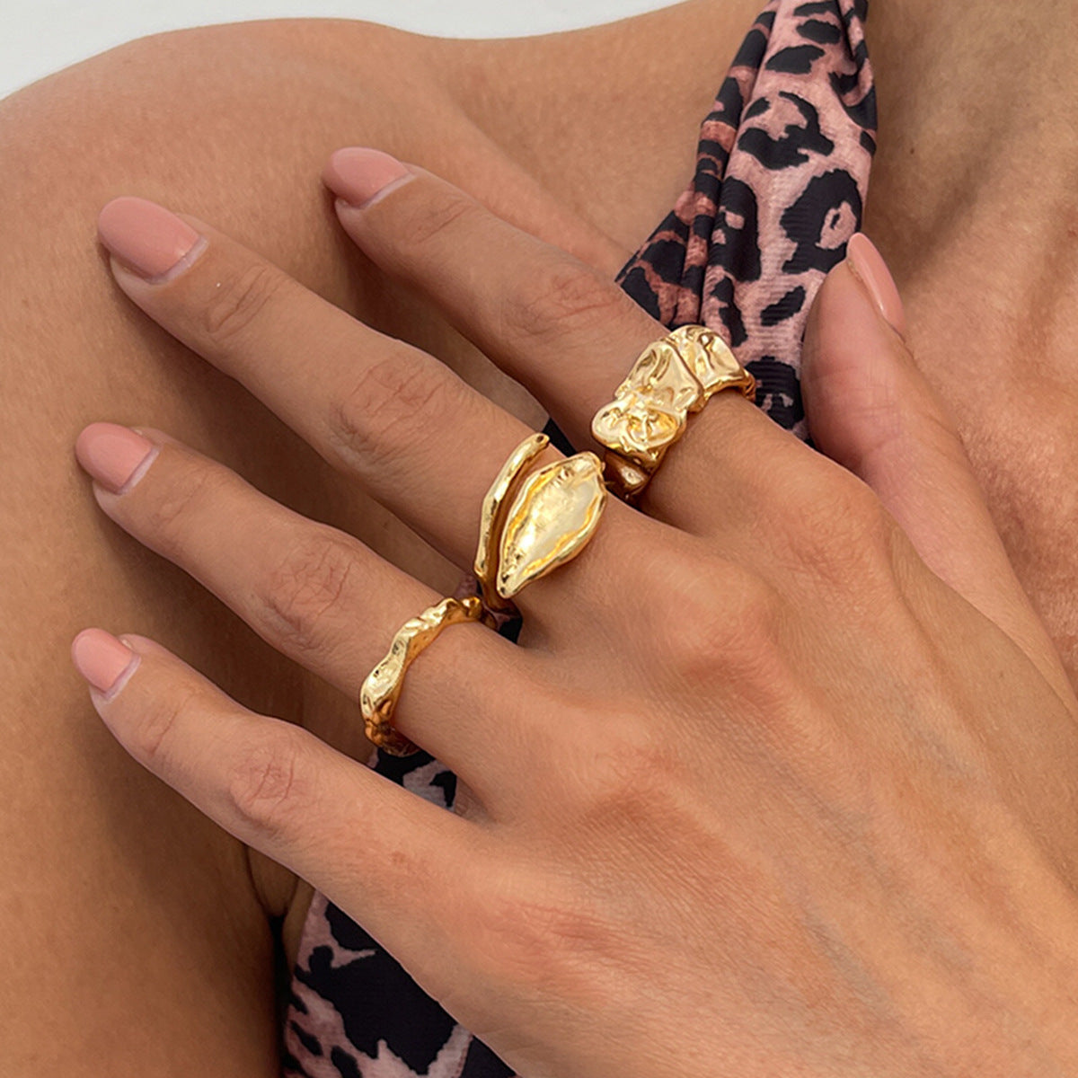 Ivory Line Rings