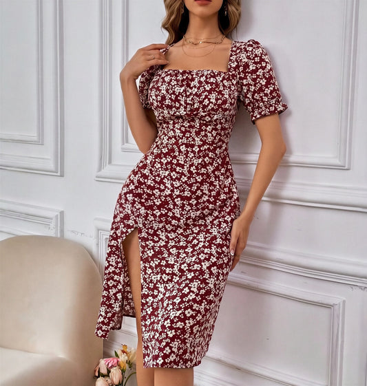 Céleste Floral Print Dress